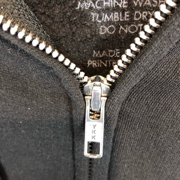 Bassnectar EDM Band Zip Up Skull Spellout Black Hoodie in size small - Picture 9 of 12